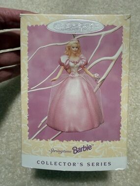 Barbie Springtime Pink Collector's Ornament 1996